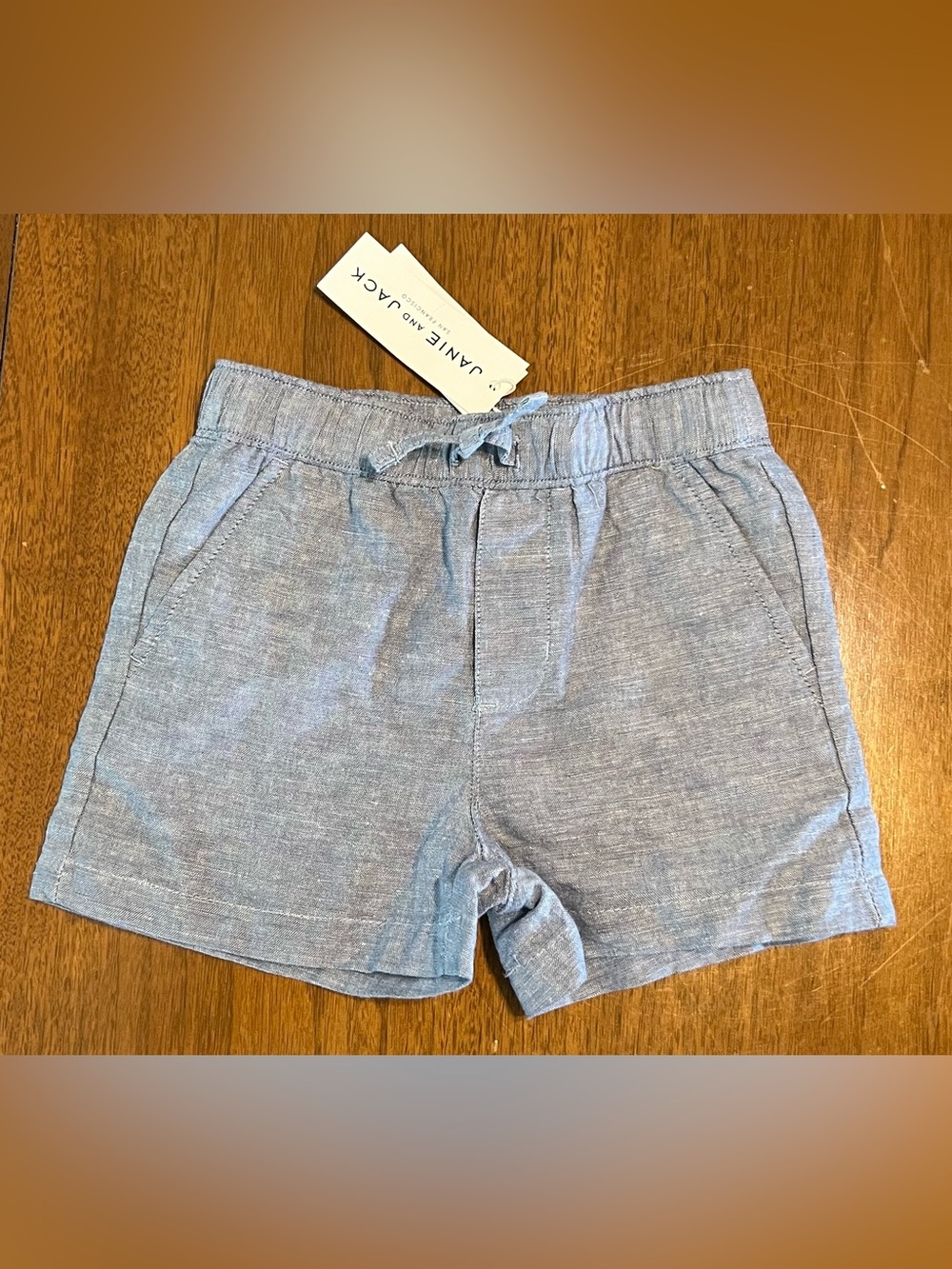 NWT! Janie and Jack, Boy’s Cotton Blend Twill Shorts, Size 18-24 months